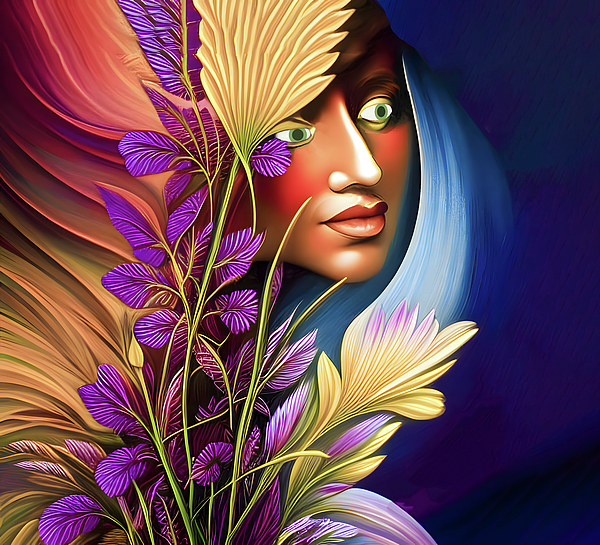 PictureNZ's tweet photo. New artwork for sale! - "Lady in Hiding" - https://t.co/i187DaM5zy @fineartamerica https://t.co/enbNyPxXka