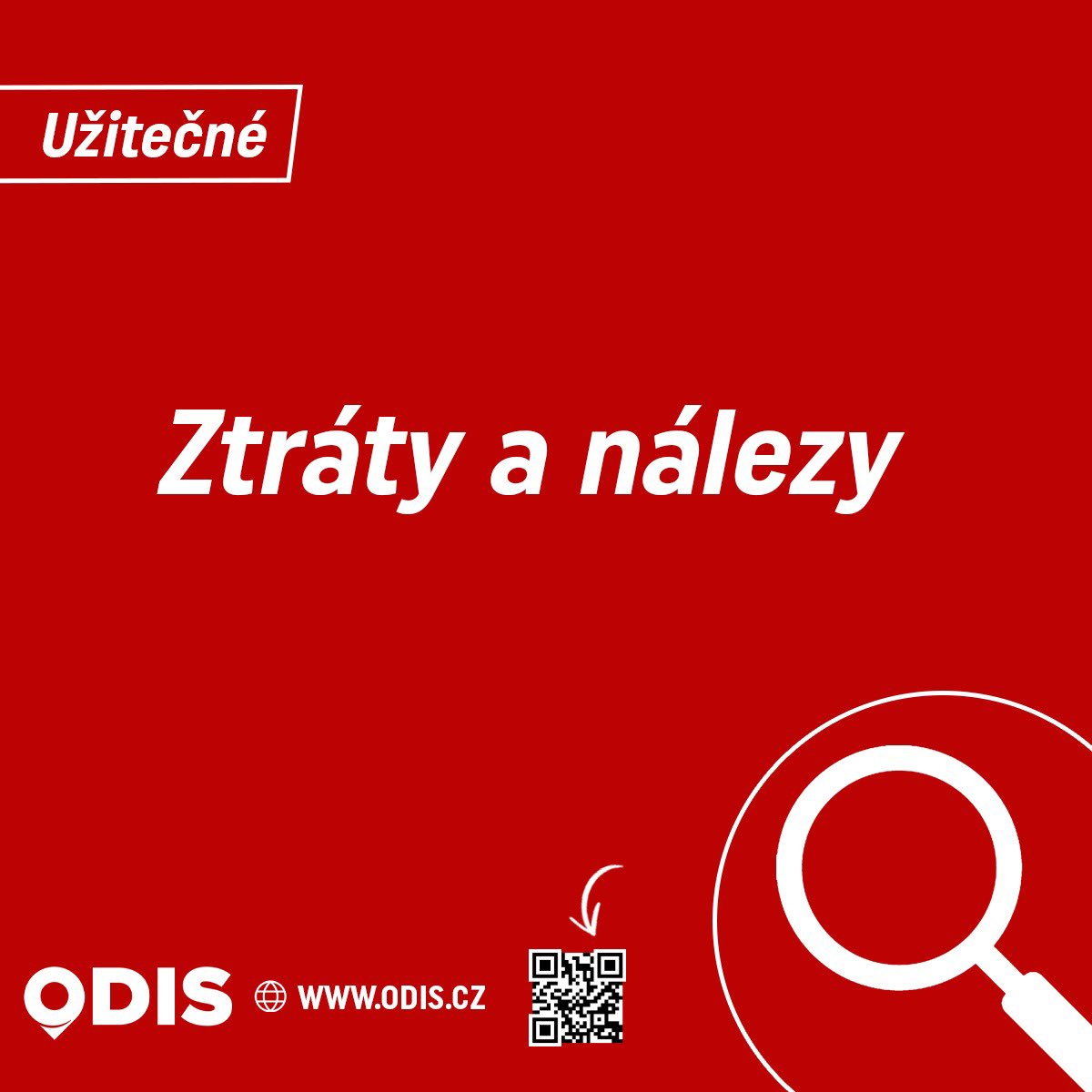 ODIS_oficialni's tweet photo. Víte že...
u nás naleznete seznam všech nalezených věcí předaných na Dopravní infocentra ODIS.✅
Kompletní seznam naleznete zde: https://t.co/Ne3VMU8Vnd
#ViteZe #ODIS #Ztraty https://t.co/BDW0ujPOZx