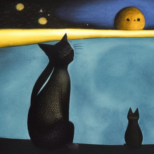 marcosotelo79's tweet photo. "Gatos viendo la luna, planetas, espacio exterior, surrealismo estilo Remedios Varo".

#nftart #NFT #nftcommunity #nftartist #AI #aiart #metaverse #catverse #surrealism #nftcollection #metathings @imagine_2create https://t.co/pzRSKb7iCx