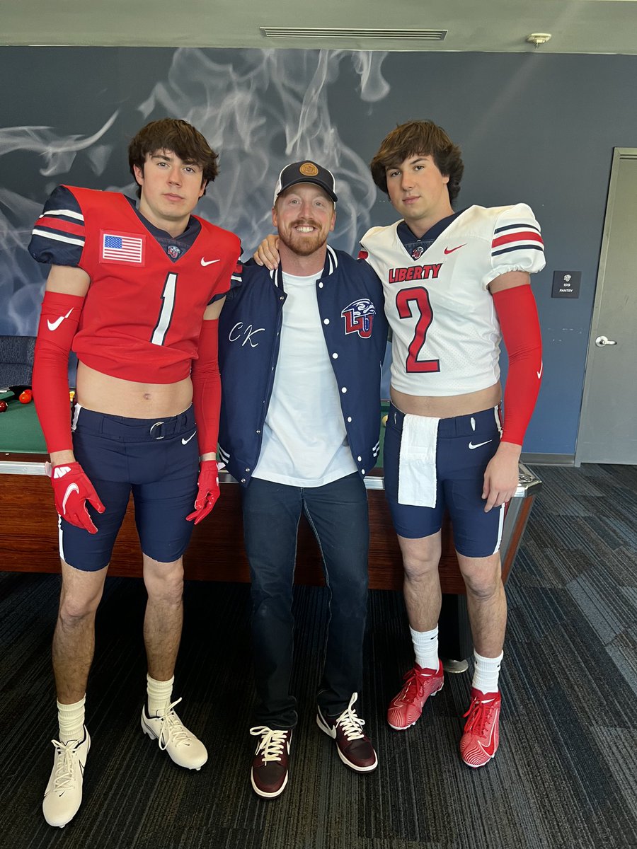 Cole Hodge (@colehodge_qb_pg) on Twitter photo Great day yesterday at Liberty❗️<a href="/CoachChadwell/">Jamey Chadwell</a> <a href="/willykorn/">Willy Korn</a> <a href="/CoachColtonKorn/">Colton Korn</a> <a href="/coachisaacFB/">Newland Isaac</a> <a href="/coachmjdixon/">Malcolm Dixon</a> <a href="/coachbilldurkin/">Bill Durkin</a> <a href="/Coach_D13/">Devon Doyle</a> <a href="/centurions_fb/">CAL Football</a> Great day yesterday at Liberty❗️<a href="/CoachChadwell/">Jamey Chadwell</a> <a href="/willykorn/">Willy Korn</a> <a href="/CoachColtonKorn/">Colton Korn</a> <a href="/coachisaacFB/">Newland Isaac</a> <a href="/coachmjdixon/">Malcolm Dixon</a> <a href="/coachbilldurkin/">Bill Durkin</a> <a href="/Coach_D13/">Devon Doyle</a> <a href="/centurions_fb/">CAL Football</a>