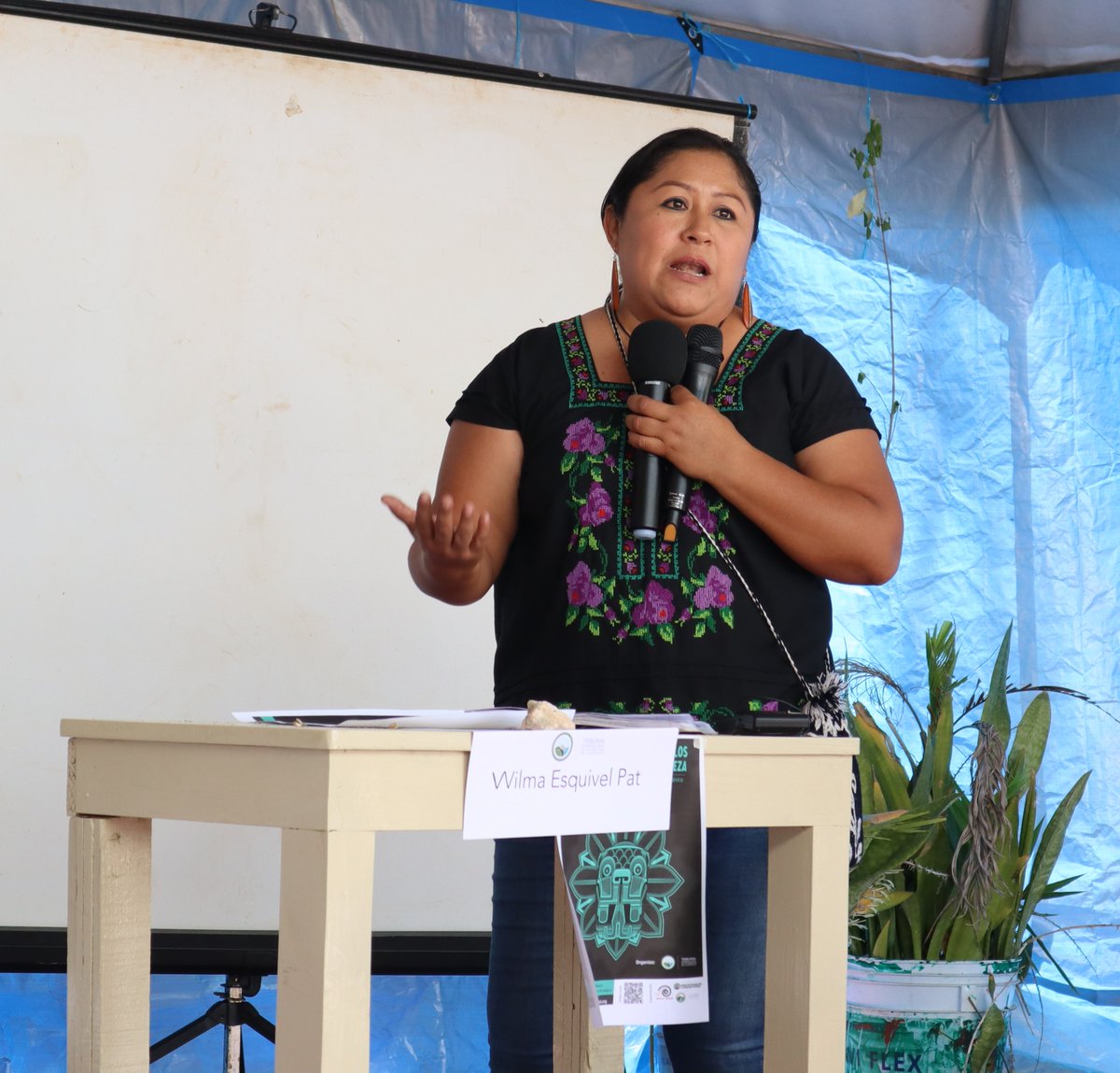 journojjken's tweet photo. “To talk of nature is to talk of our people. To talk of territory is to talk of our spirituality. We cannot talk of our people-we cannot talk of our territory-in isolation from nature. We are territory.” Wilma Esquivel Pat. Tribunal for the Rights of Nature, 11 March #NoTrenMaya https://t.co/Wl2zJEF1B6