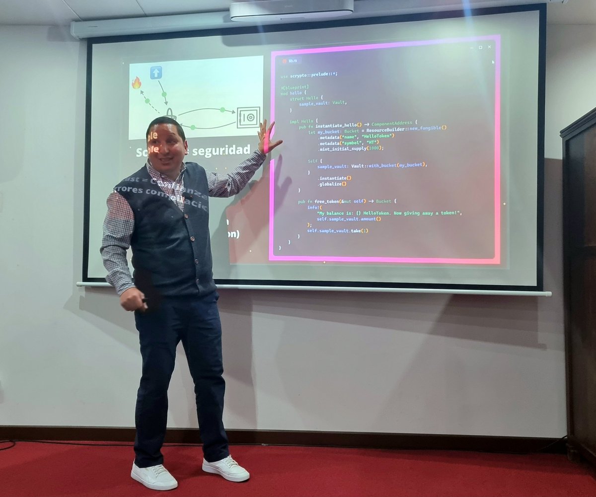 NacMitty's tweet photo. @andresleon79 profundizó en las tripas de #Radix; #RadixEngine y #Scrypto https://t.co/4hGpPyXcS7