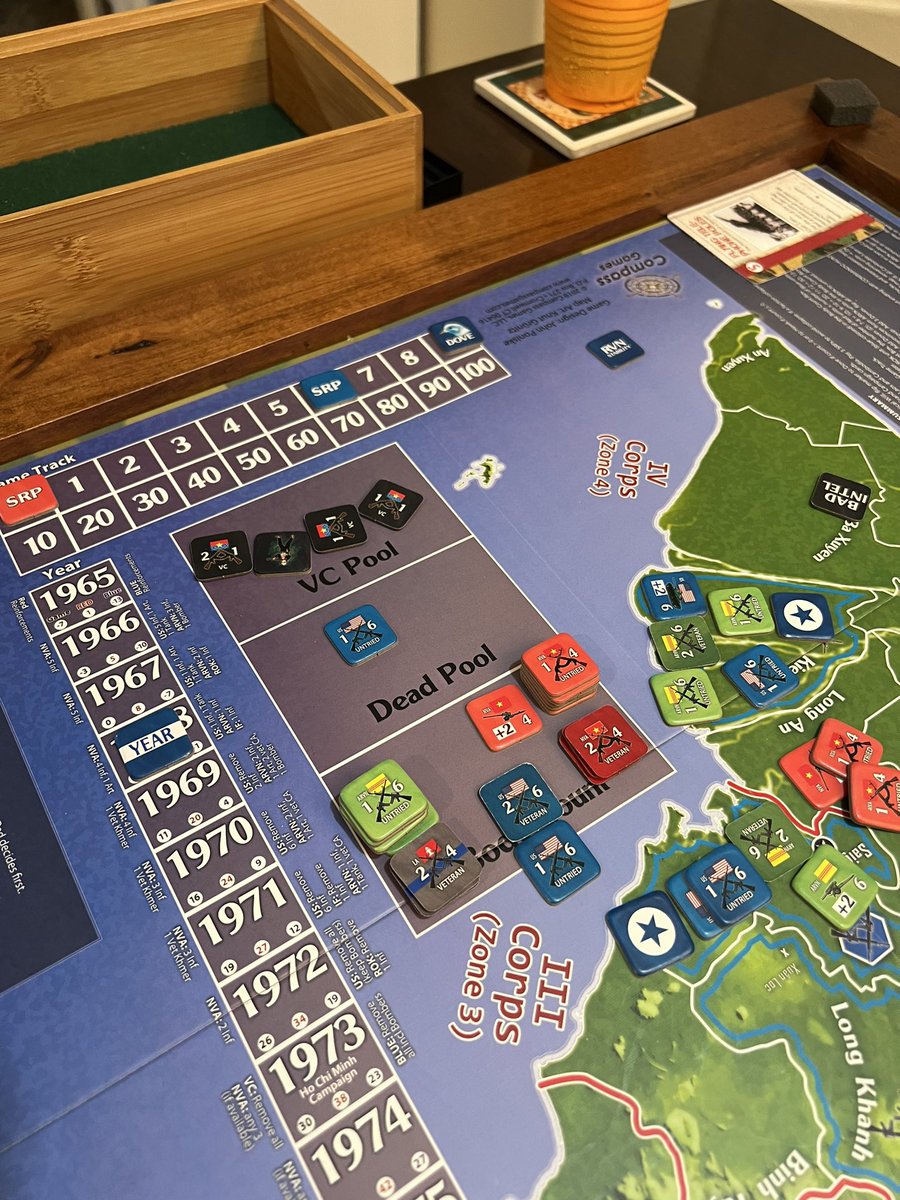 Hearts and Minds: Vietnam from <a href="/compassgamesllc/">compassgames</a> is currently my favorite 2-player game!
