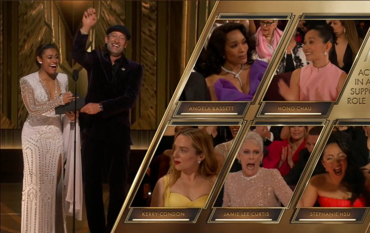 Jamie's reaction to winning 😭❣️ #Oscars