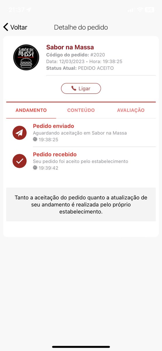 elmiinha's tweet photo. Sabor na massa se não dá conta das entregas , não aceita o pedido. Agora deixar o cliente 2 HORAS esperando é falta de respeito!!!!! E ainda não chegou https://t.co/c9jrd687Y9