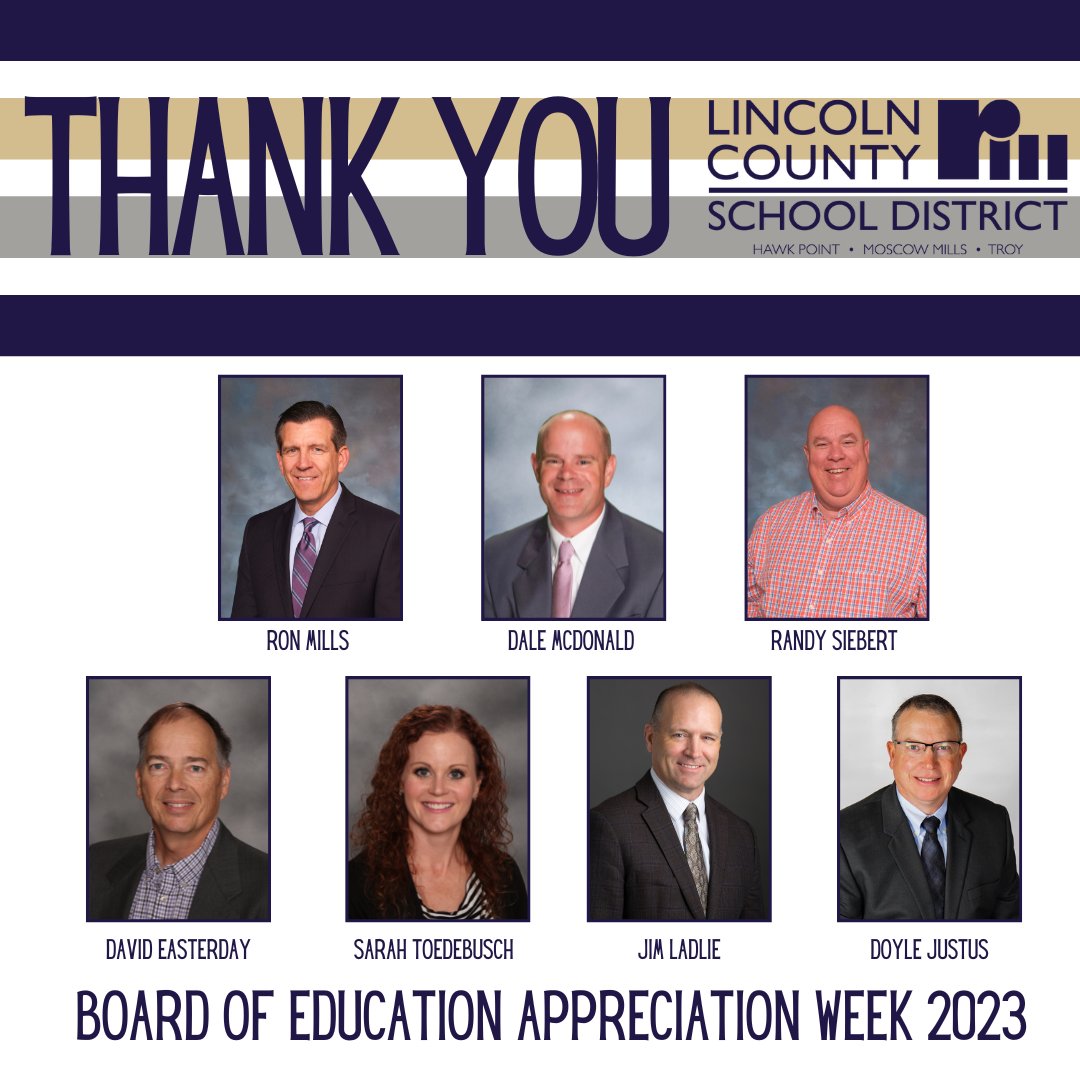 Linc_R3's tweet photo. Shout out to these seven volunteers during Board of Education Appreciation Week! Thank you for giving freely of your time and talent to support or students, employees, and school community! #proud2br3 https://t.co/yNGKl8YOCH