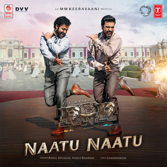 'Naatu Naatu' from 'RRR' wins Best Original Song at this year's #Oscars. Music by M. M. Keeravani and Chandrabose.