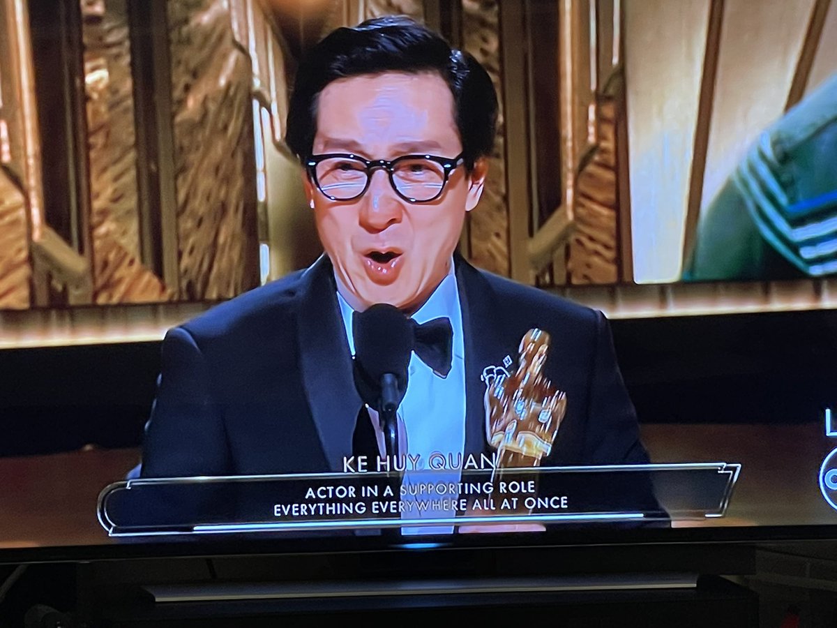 “One day my time will come.” Congratulations Ke Huy Quan!!!  #Oscar2023 #Oscar