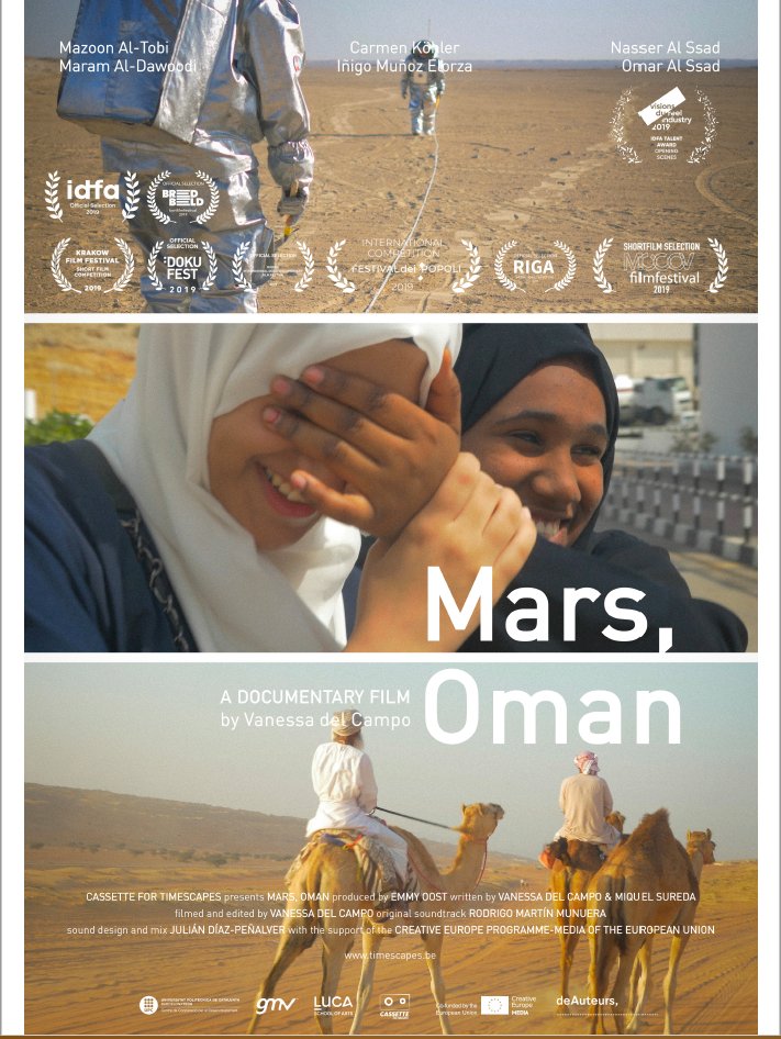 Gaia_Ciencia's tweet photo. Ara fa 5 anys vaig embarcar-me en un projecte que em va permetre conèixer el desert d'Oman, una base marciana, camells espacials i beduïns!

El resultat? Un curt documental que ha guanyat un munt de premis i que podeu veure a @Filmin.

Acompanyeu-me a reviure l'aventura ..🧵👇 https://t.co/AHt10yrLIe