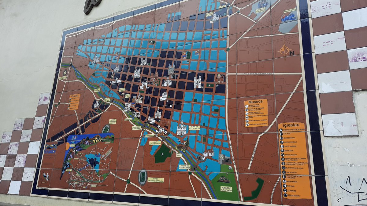 Lovsky_S's tweet photo. Map of #Cuenca made of tiles #mapinthewild #gischat #map https://t.co/xvsCdENMDA
