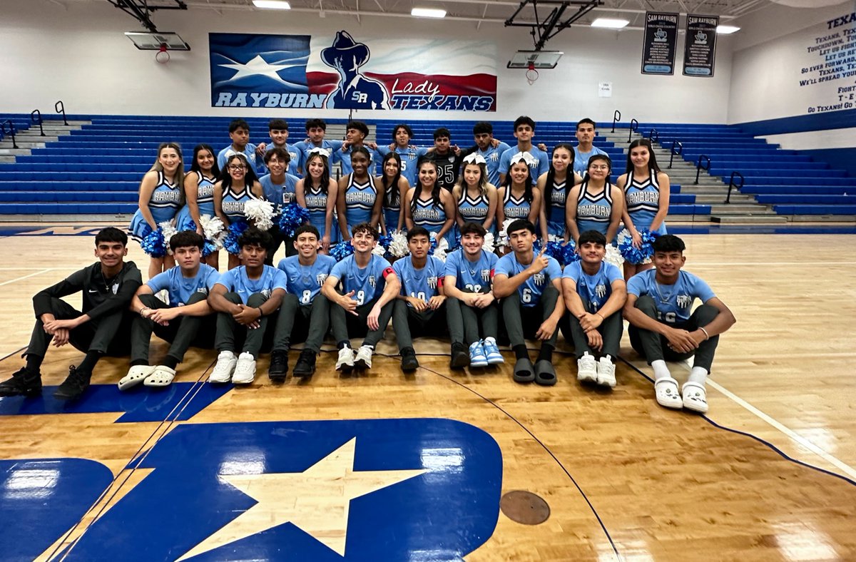 Thank you for your support 🤍@SamRayburn_HS @srhscheer_

We’ll see you on Friday the 24th! 

⏰ 6:30pm kick-off 🤠⚽️
🆚 Summer Creek HS 
📍Galena Park ISD Stadium 🏟️