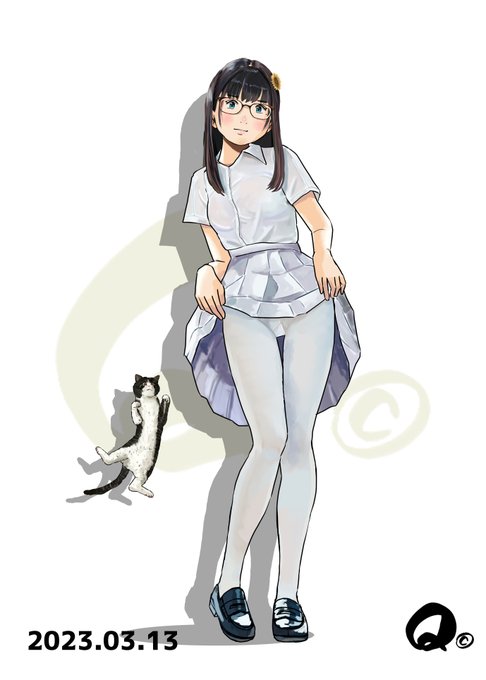 3/13㊊のモカちゃん🌻
明日はホワイトデーなので「白」多めにしてみた🤍 