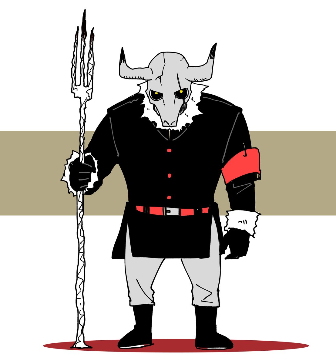 西屋というものは、ひとり新キャラを作ると
それにあてがうように相棒みたいなキャラを置くクセがありましてね。。。（ろくろ回しながら

コイツは鬼っ子と幼馴染だったけど、上司部下の関係になってから複雑な感情をかかえてるマン。 https://t.co/mOrPgqcCnv