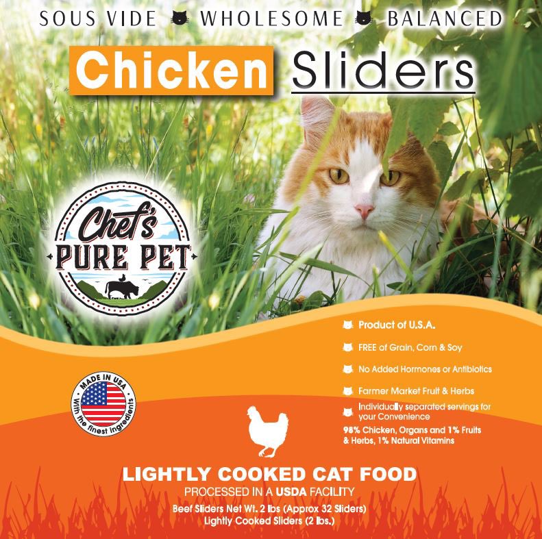 ChefsPurePet's tweet photo. Cats love sliders too! 🐾🍔 Our wholesome sliders for cats are packed with flavor and nutrition, making mealtime a treat for your furry friend. #chefspurepet #catfood #catsliders #healthycat #fresnocat #sliders #yum https://t.co/ND9wvlw9dt
