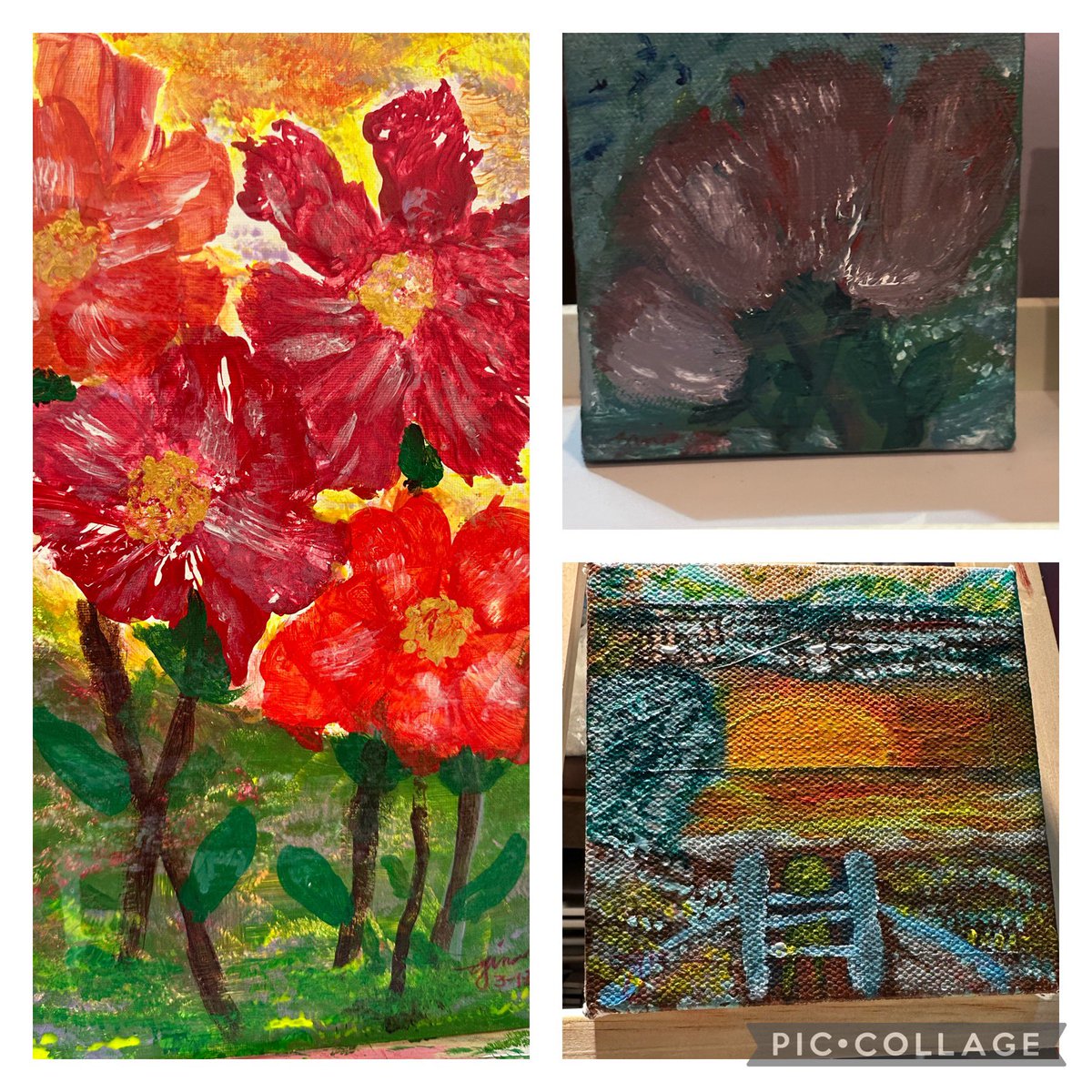 ginadecon's tweet photo. Do you remember when you joined Twitter? I do! #MyTwitterAnniversarymy 11th anniversary, sharing my forst ever paintings created 💓💓 https://t.co/F8Gxj7UPPE