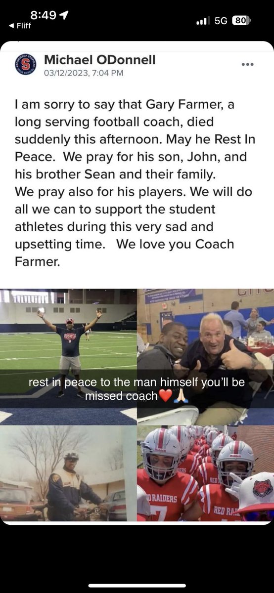 RIP to Coach Farmer!! Thoughts are prayers to his family!! <a href="/StepinacSports/">Stepinac Athletics</a> lost a legend today🫡❤️