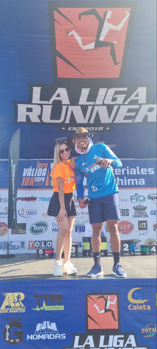 Oficialmente #TeamTony en la #LigaRunner 1ra válida Copa Materiales Mochima 🏁🏃🏼‍♀️💚👏