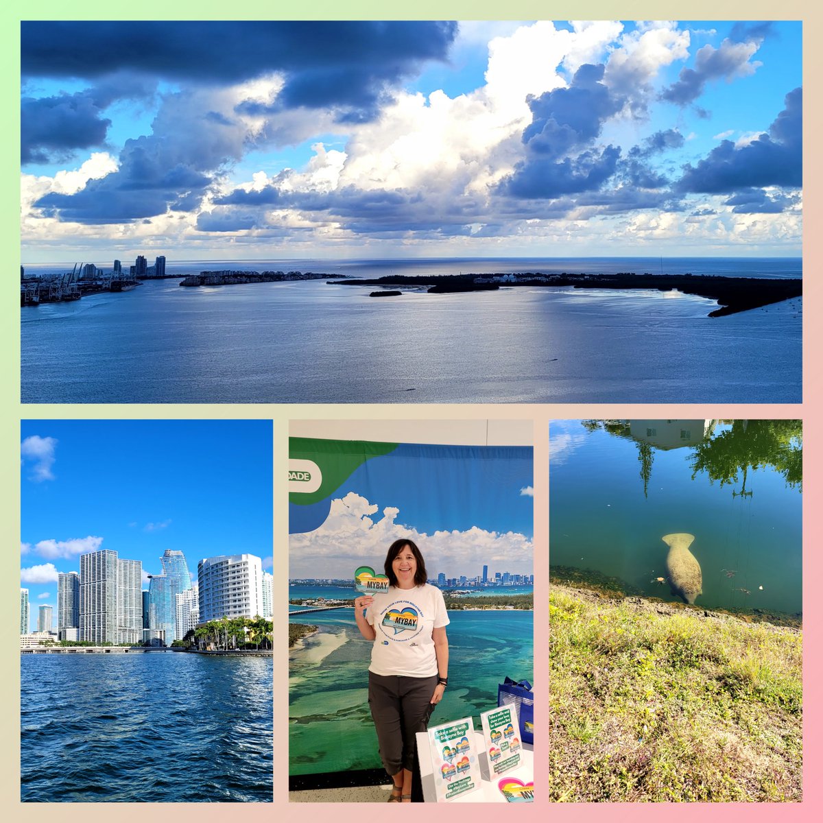 Lucky me - get to be out in all of this beauty for my job. #BayLove #SaveBiscayneBay