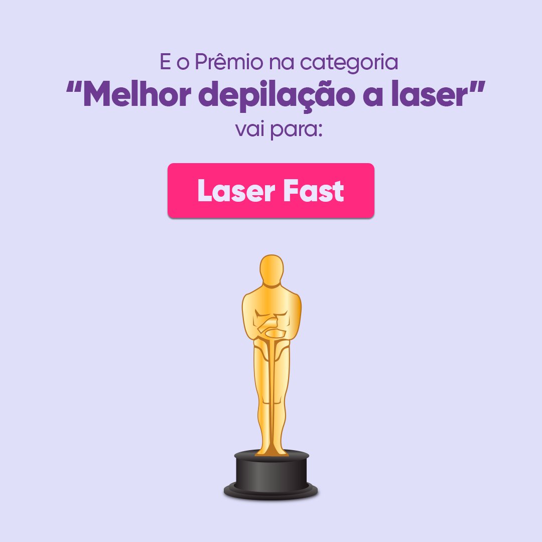FlyLaserFast's tweet photo. Ladies &amp; Gentlemen, apresento a vencedora: Laser Fast 💜

Depilação segura, tecnológica, acessível e eficaz. Agende sua avaliagão gratuita!

.
.
#laserfast #depilação #tecnologia #depilaçãoalaser #oscar #oscar2023 https://t.co/5IOlT3JIXO