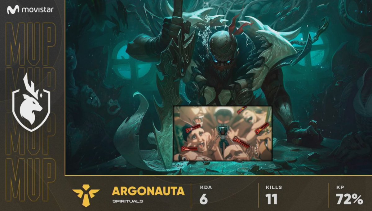 El novio de todas, el Pyke de Pykes, el MVP de la partida STS Argonauta alias Levinauta 💀

#FibraMovistarGolden