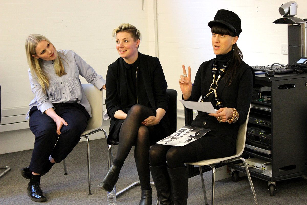 angelamcrobbie's tweet photo. This coming Thursday 19.30 in Mitte a book talk and big thank you to Berlin independent fashion designers who took part in the AHRC study, social fashion, social enterprise, fashion can be done differently #hienle #estherperbandt #sqetch #michaelsontag https://t.co/WqWsRdCoHw https://t.co/ipRIKQ6ChR