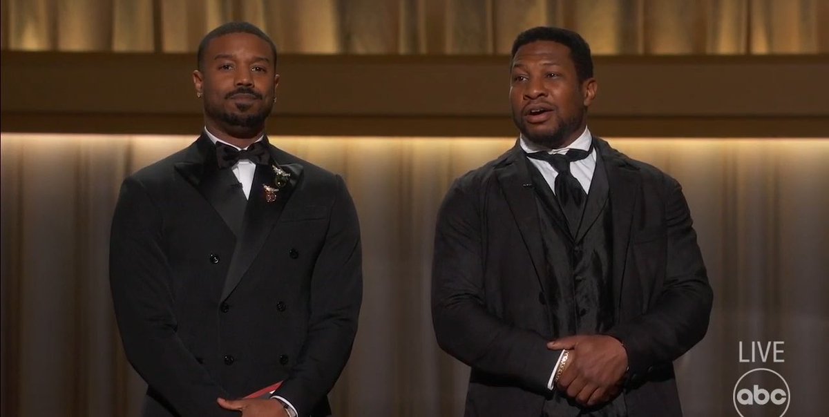 Film Updates on Twitter "Michael B. Jordan and Jonathan Majors presenting at the Oscars"