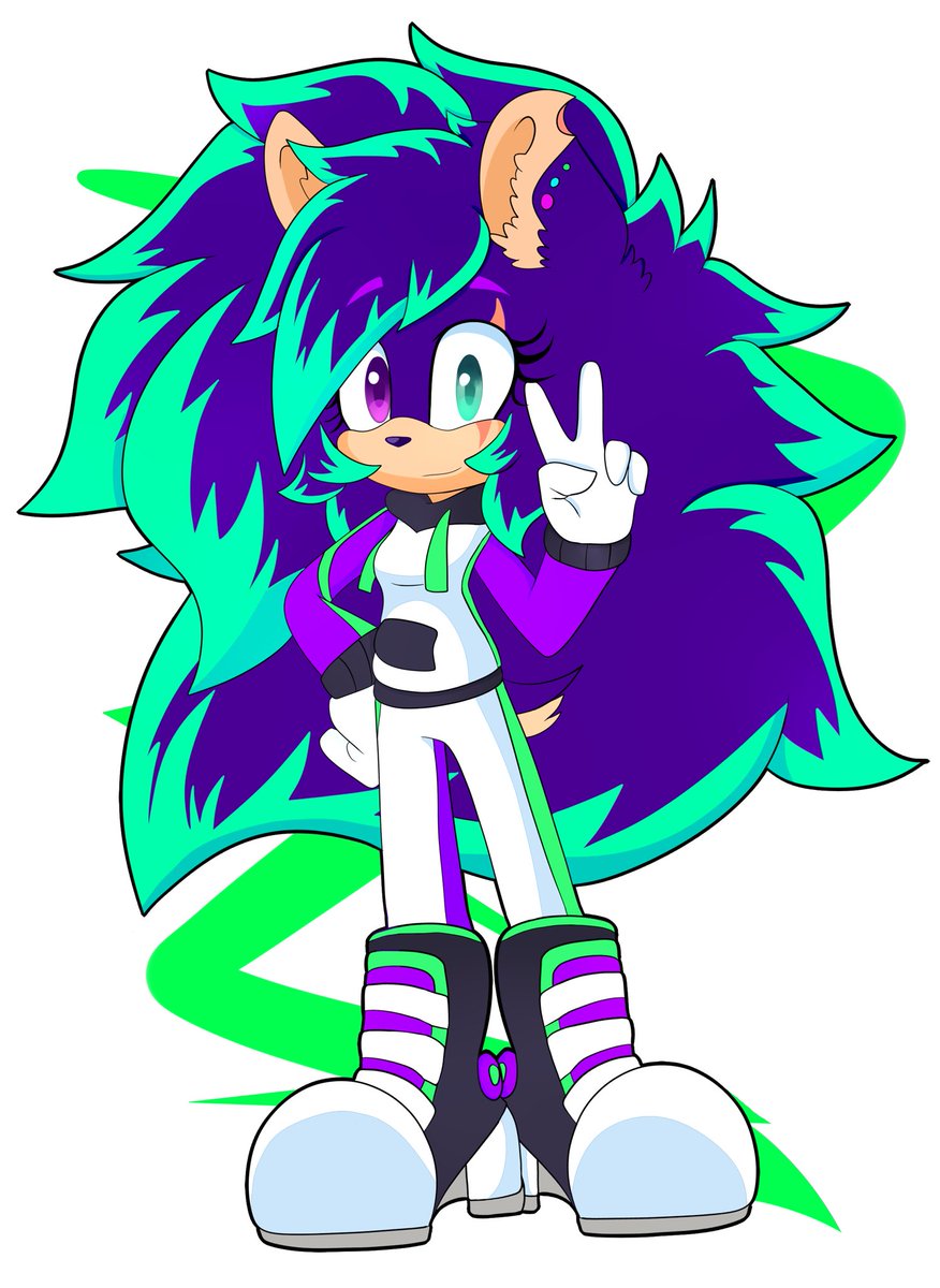 Full body shaded Sonic commission for @electra_hedgie if you're interested please DM me or comment down below ⬇💜