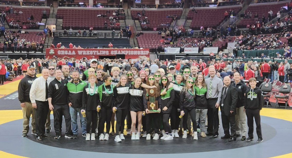 girls_harrison's tweet photo. 2023 STATE CHAMPS!   1st OHSAA Girls State Champs..ever! @WrestlingHW @HarrisonWildcat @SLSDNiehaus @SLSDSuper @slsdpollitt https://t.co/YD1saFRr3r