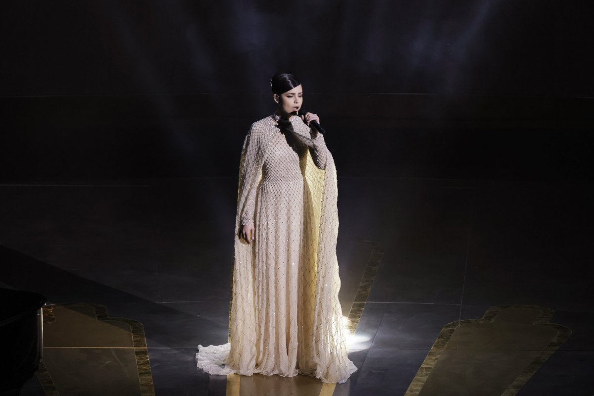 umusicbrasil's tweet image. Isso aqui foi a história sendo escrita! @SofiaCarson #Oscars