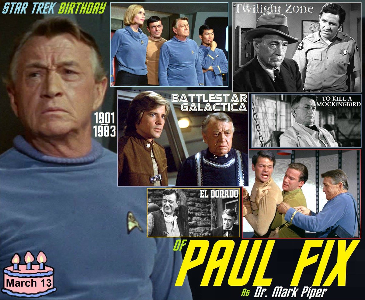 Remembering Paul Fix, born March 13, 1901 and passed away October 14, 1983.
#paulfix #startrek #battlestargalactica #thetwilightzone #tokillamockingbird #therifleman #NightOfTheLepus #TheAdventuresOfSuperman #march13 #birthday #TodayInNerdHistory
More Info
facebook.com/TodayInNerdHis…