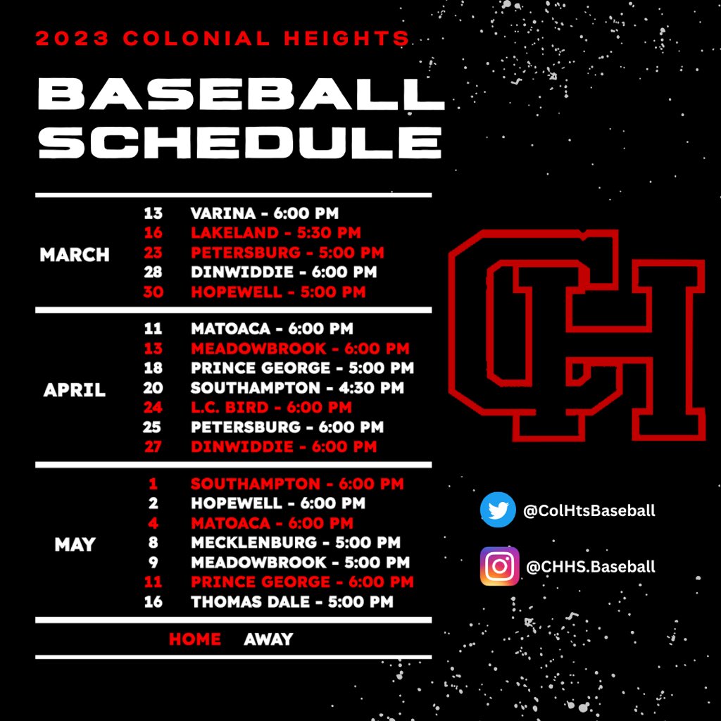ColHtsBaseball's tweet photo. Baseball is back in Colonial Heights! ⚾️ https://t.co/zxdv9ceyaQ