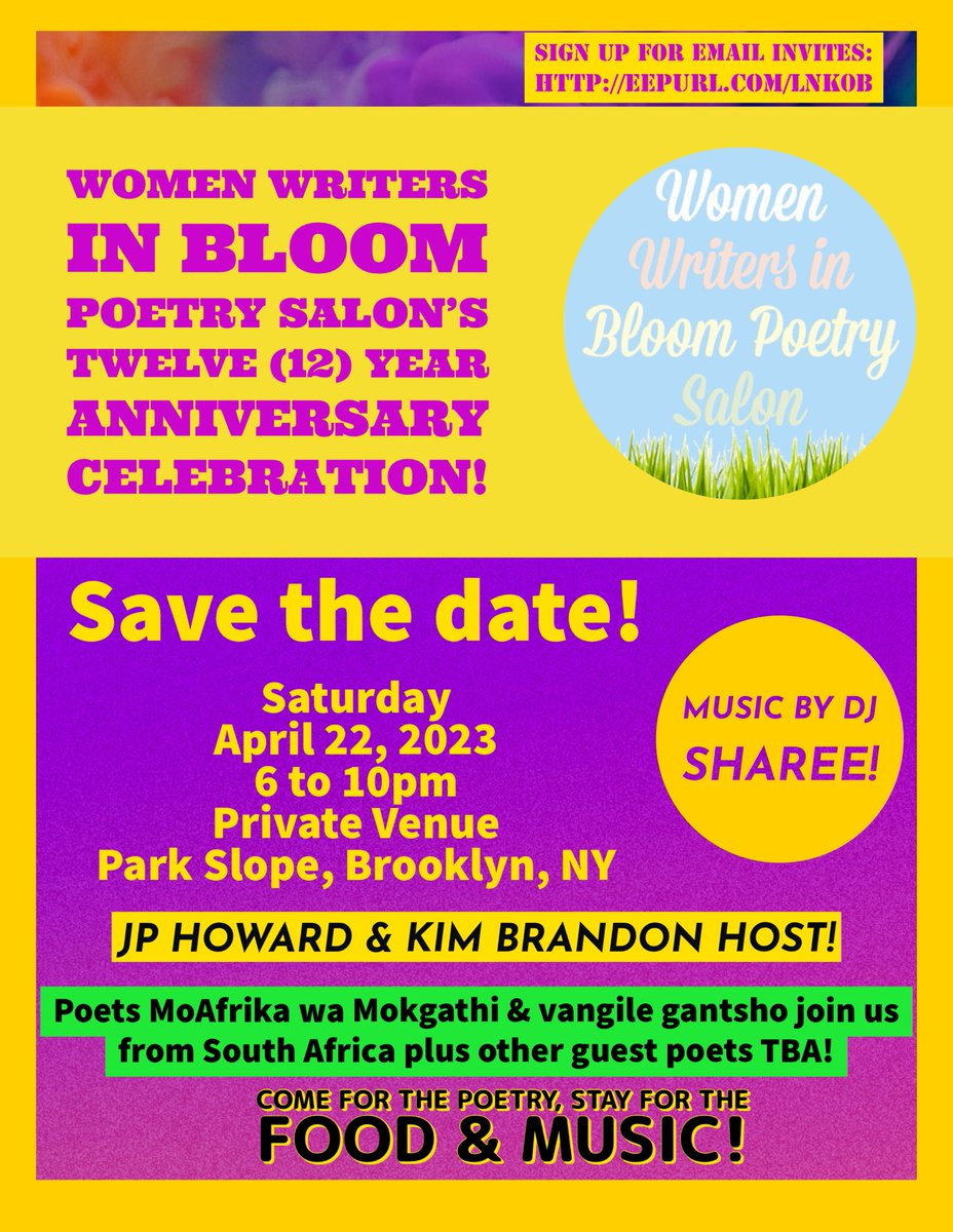 Women Writers Bloom tweet media