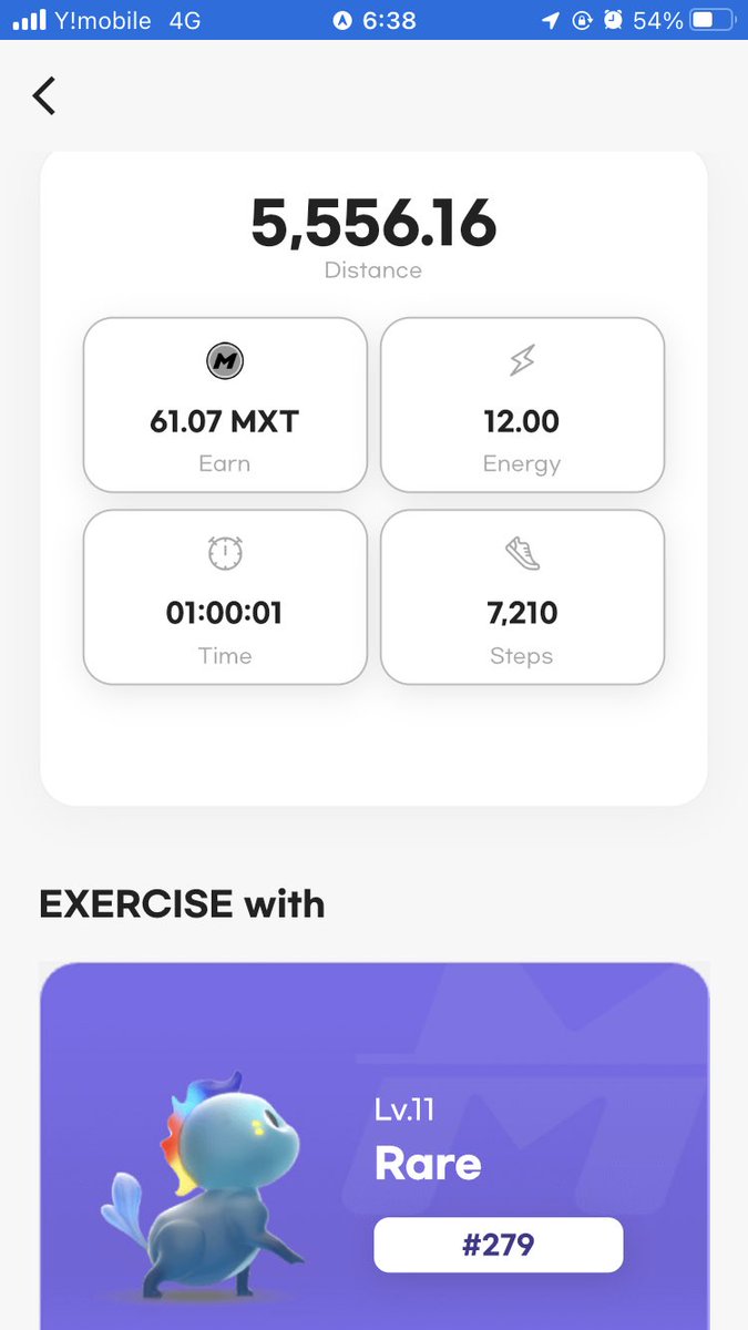 stepper_STEPN's tweet photo. @MXUPofficial
3/12
JIARiちゃん成長録
running mode🏃
12energy / 61.07MXT🔥
power 20
speed 52
fortune 19
heart 34
HP100→64
speed4/heart1の割振りだと現状維持できないかも🤔
公式ディスコード
https://t.co/Iicq599teY
#MXUP #DearMon https://t.co/XSkxt94gzM