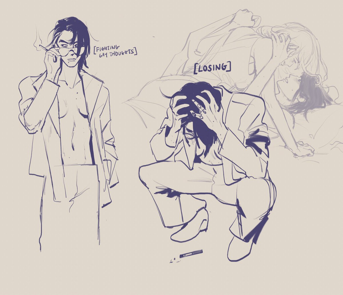 「misc oc doodles from tumblr :3 」|laura @ comics 🤠のイラスト