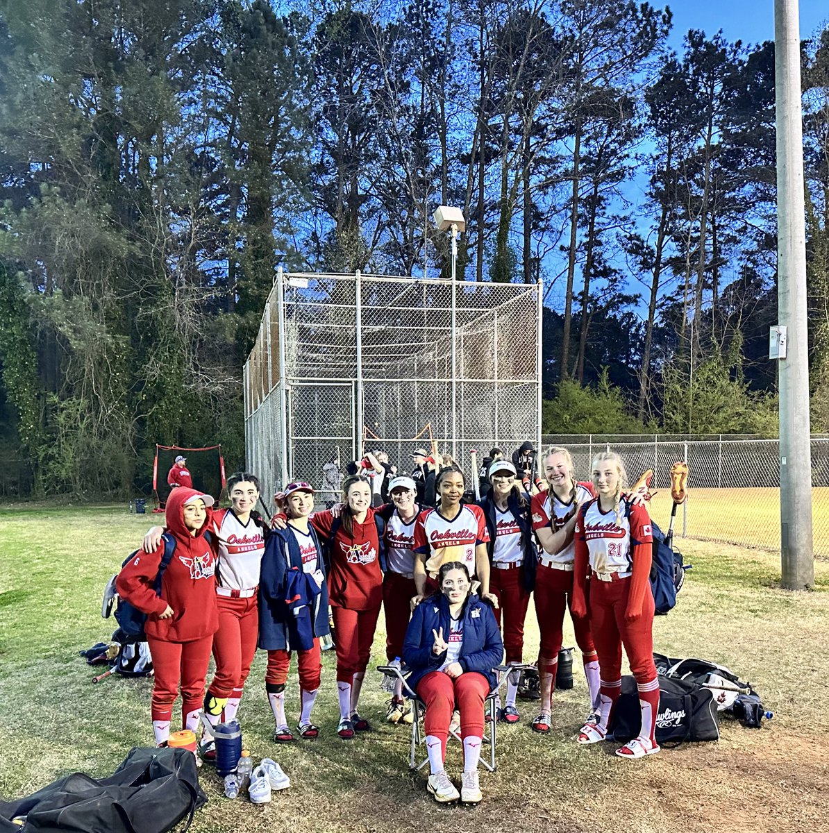 AbbeySteener's tweet photo. Fantastic day of ball in Georgia at the Luck of Irish Tournament! Thank you Oakville Angels for having me this weekend! This weekend : AVG .625, OPS 2.250 @TimSteen16 https://t.co/P27tU0gdQ1