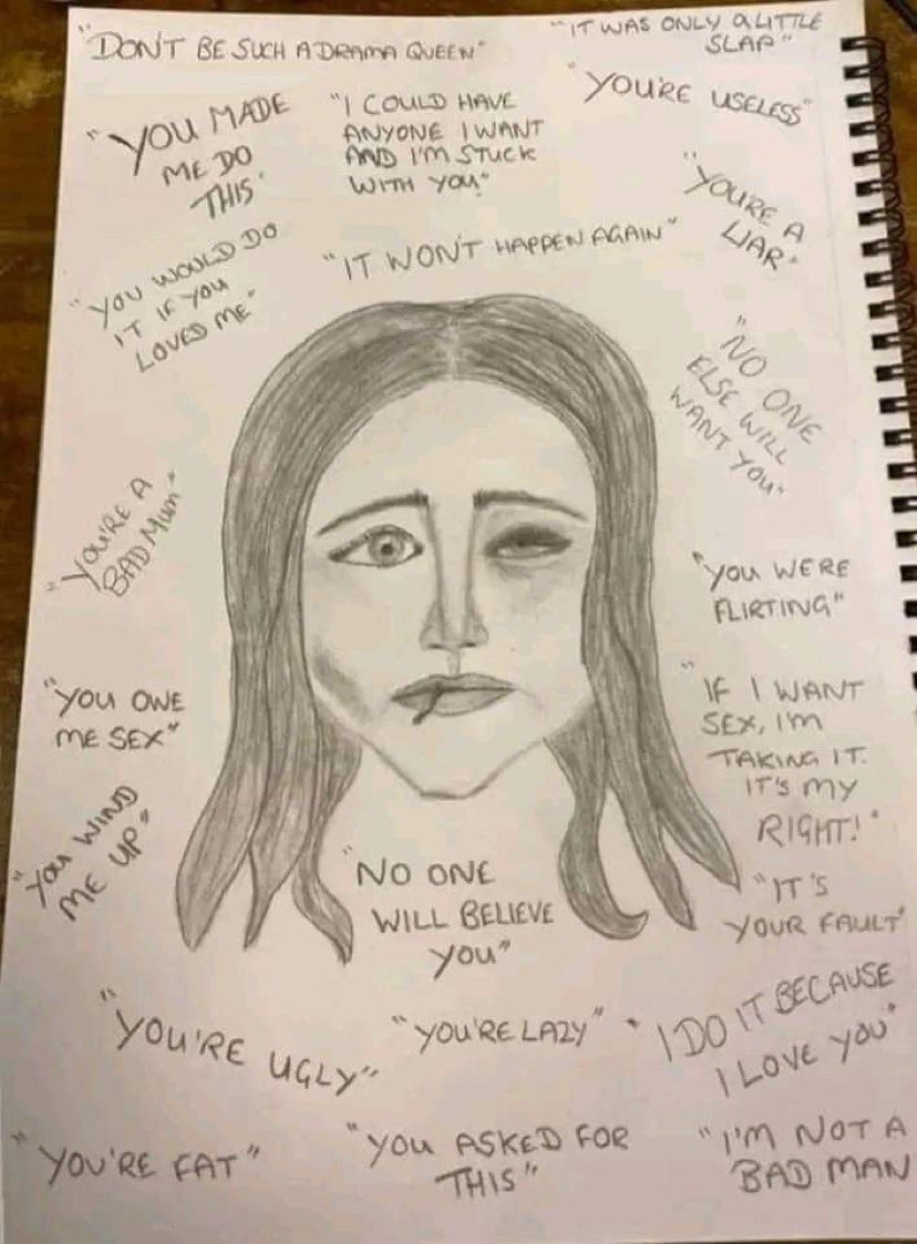 A powerful piece of poetry and art from domestic violence survivor and advocate Susan McCrudden. Susan recently spoke with us as part of our #InternationalWomensDay panel. Please retweet if you can. #IWD2023 #Poetry #Art #Ireland