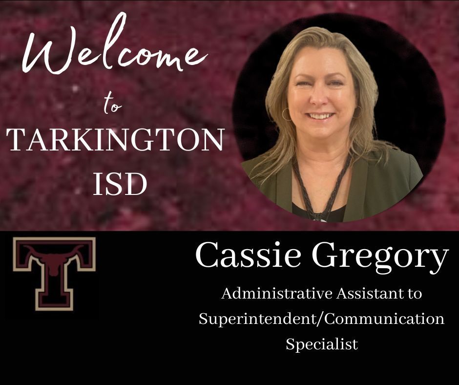 TISD Welcomes Cassie Gregory tarkingtonisd.net/article/103595…