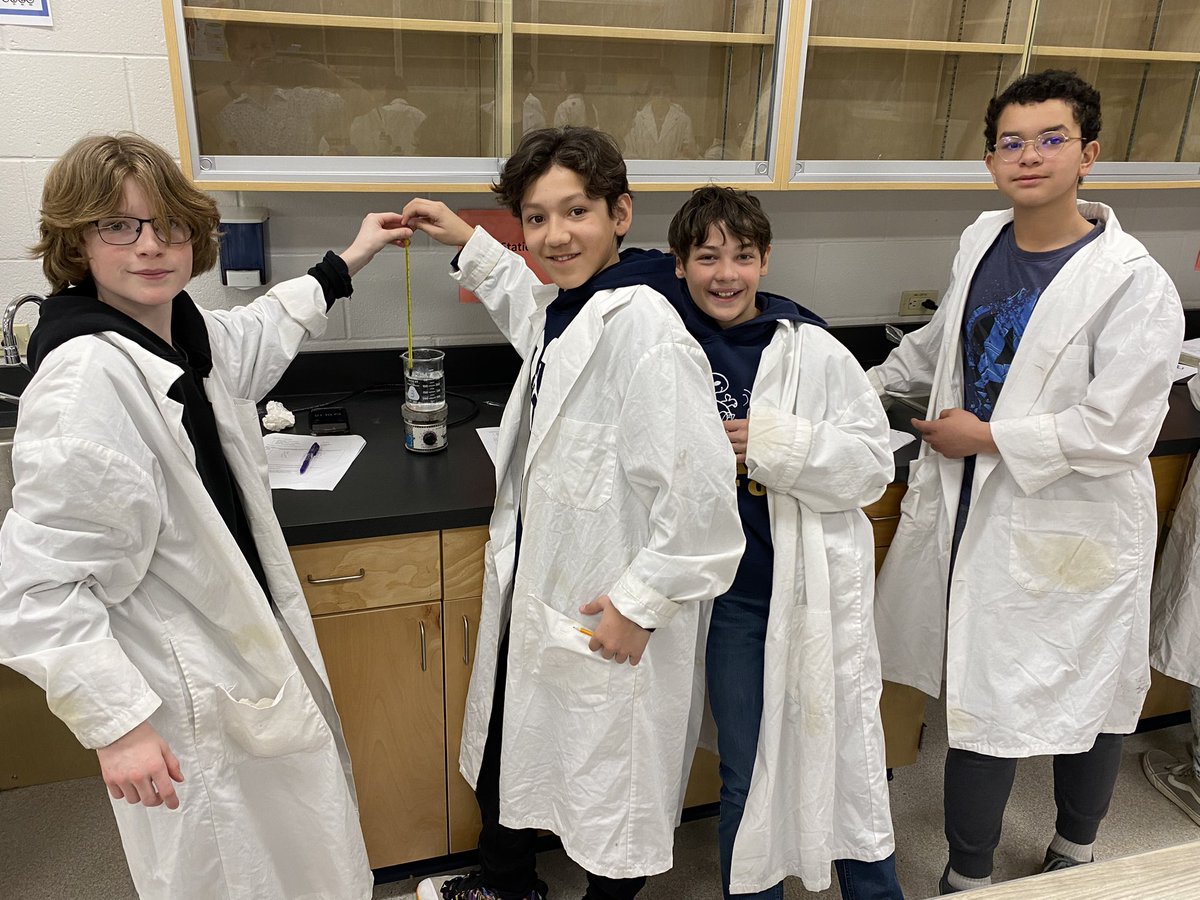 SVDP_CCSD's tweet photo. Grade 7 students some lab work Friday morning.   Science in action!  Discovery! https://t.co/tPSBWH9DFh
