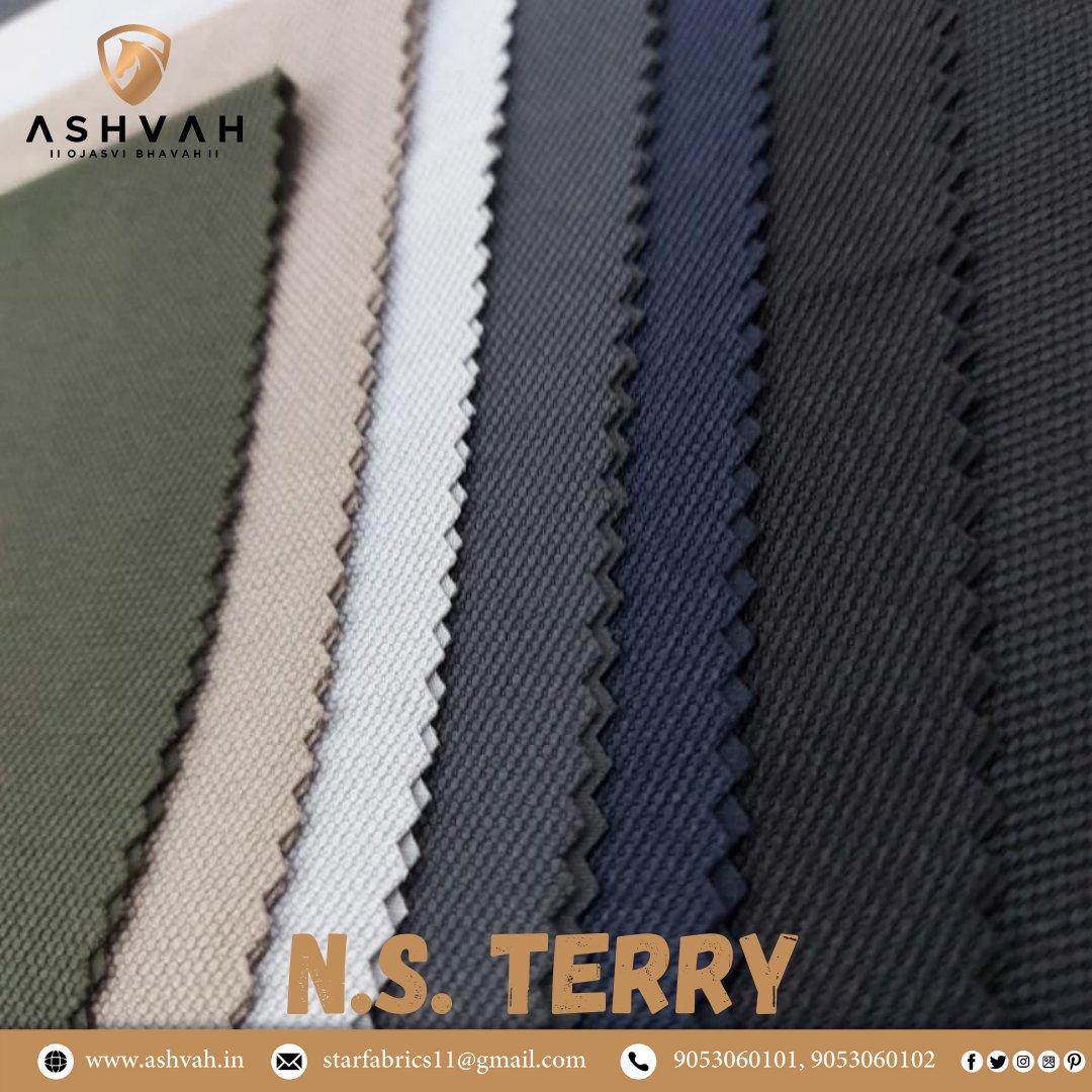 AshvahF's tweet photo. N.S. Terry Fabric
Weight-200 GSM
Buy N.S. Terry For Uppers, Lowers, Cargos, Pants & Half Pants By Ashvah. Best in quality, Available In Multiple Colors.
#Ashvah #AshvahHouseOfFabrics #NSTerry #NSTerryfabric #Fabrics #lowersfabrics #Uppers #cargos #sportswearfabric #pants https://t.co/OEXNTMeC86