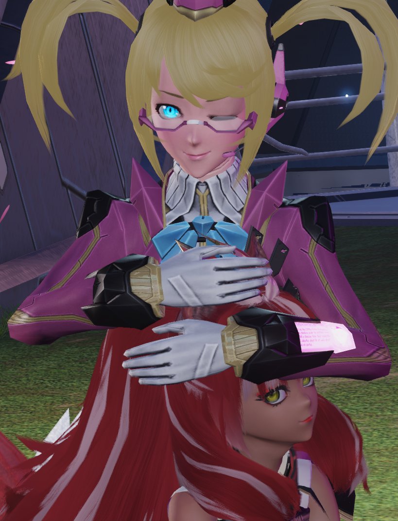 PSO2_Joof's tweet photo. It's currently international hug day, remember to share a bit of love with your friends and give them a nice big, or small, hug. (this has been scheduled since March 12th 2023) #PSO2NGS #PSO2NGS_SS https://t.co/nvOcLbeLrw