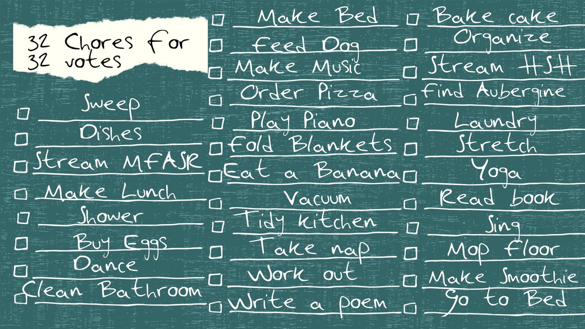 HLDPromo's tweet photo. 🏡| Congratulations… you’ve been grounded by Harry! Time to do some chores!

Use the graphic below to complete your 32 chores &amp; votes! Let’s get 160 as soon as possible to make Harry happy!

I vote #AsItWas for #BestMusicVideo at the #iHeartAwards.

🎵 https://t.co/2dKnz7JeMX https://t.co/zlmyCU07oS