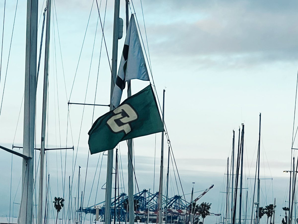 CPPrezArmstrong's tweet photo. The Cal Poly sailing team is competing at the Harbor Cup this weekend! This will be the third year in a row our student-run team participates. #GoMustangs 
https://t.co/5pvkytywbe https://t.co/tH9MaFDCGl