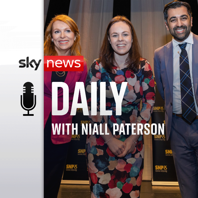 Humza Yousaf, Kate Forbes and Ash Regan have been accused of 'trashing' their own party in a series of TV debates. On the Sky News #Daily, @skynewsniall is joined by Sky's @ConnorGillies to take a closer look at the SNP candidates. 🎧 Listen here 👉 podfollow.com/skynewsdaily
