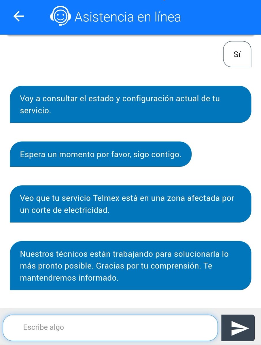 dguzmanr77's tweet photo. @TELMEXSoluciona @IFT_MX @Profeco ¿Alguna novedad? https://t.co/WoYv7yPxwA