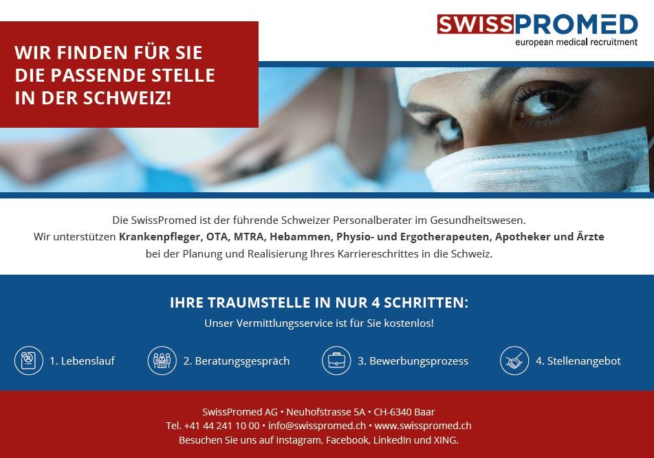 swisspromed's tweet image. Hier unsere offenen Stellen.
lnkd.in/deszJq9

#schweiz #stelle #pflegeberufe #arzt #karriere #klinik #gesundheit #relocation #zürich #basel #stgallen #bern #davos #relocation #pflege #medizin #traumjob #GuK #Chance #spital #arbeit #bewerbung
