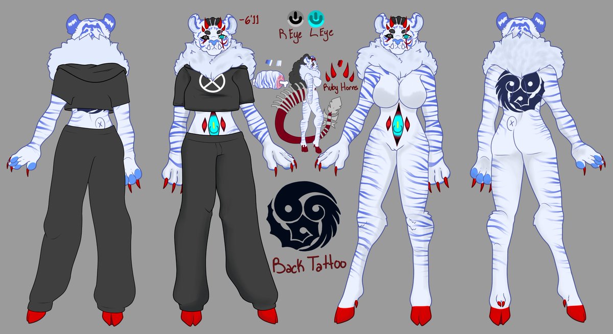 OGMikifray's tweet photo. Got commissioned by a client, am very pleased with the results! Hope you all also enjoy this reference sheet as well!
- - - - 
  Fri. February 24 2023

#commission #referencesheet #fursona https://t.co/DnXEfhGsBo