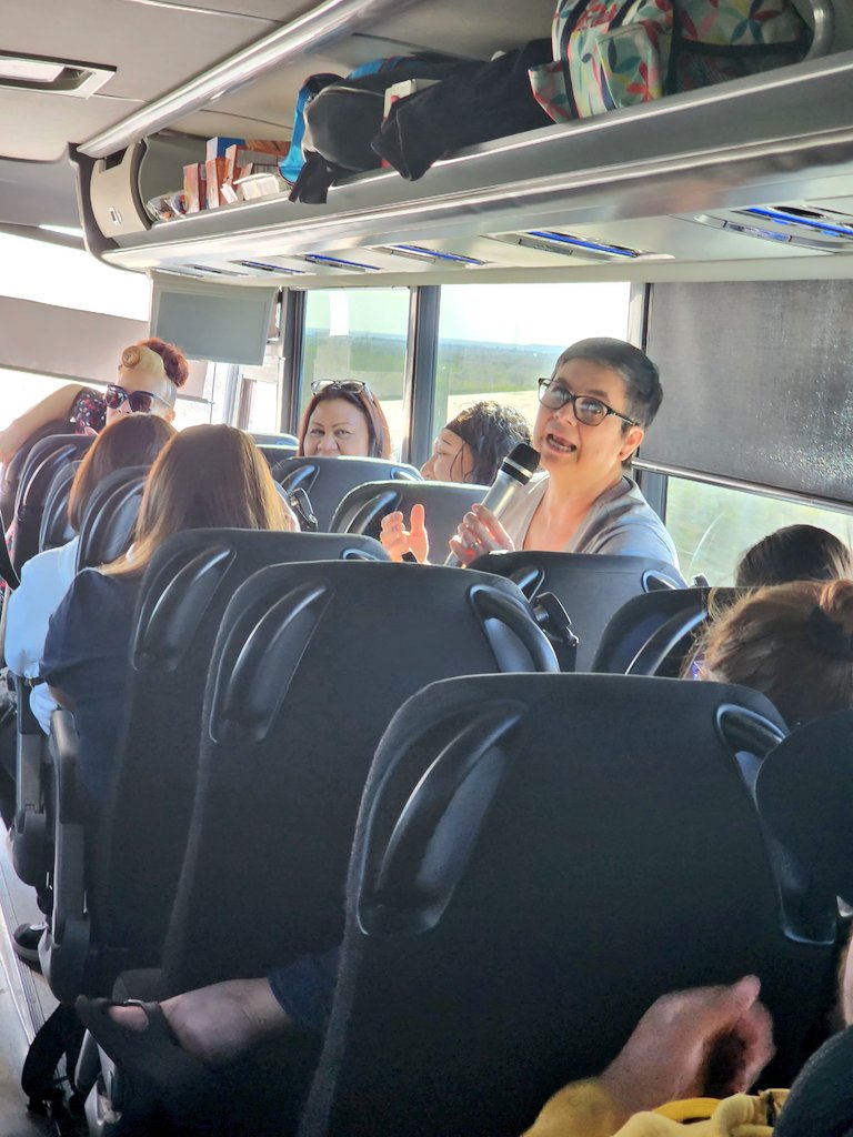 On the way to the Texas Capitol with a bus full of @SocorroISD @SOCORROAFT Teachers & Support Staff. 

Ready to advocate for a $10,000 raise for teachers, 15% raise for support staff!

We are stronger 💪 together!

#RespectUs #ExpectUs #AFTvotes #UnionStrong #TeamSISD