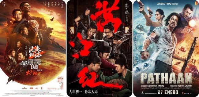 Global #BoxOffice Top10 TODAY:
2023releases ONLY
#FullRiverRed🇨🇳670.8M
#TheWanderingEarth2🇨🇳598.9M
#AntManAndTheWaspQuantumania   🇺🇸447.6M
#BoonieBearsGuardianCode🇨🇳213.1M
#Creed3 🇺🇸 179.4M
#M3GAN🇺🇸173.4M
#HiddenBlade🇨🇳135M
#DeepSea🇨🇳131.4M
#Pathaan🇮🇳128M
#AManCalledOtto🇺🇸108.7M