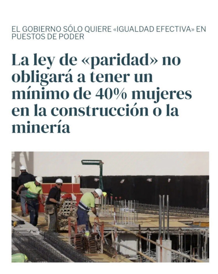 FroilLannister's tweet photo. Vaya hombre, para asfaltar calles no hay que fomentar la igualdad. https://t.co/5A4h0Gccg8
