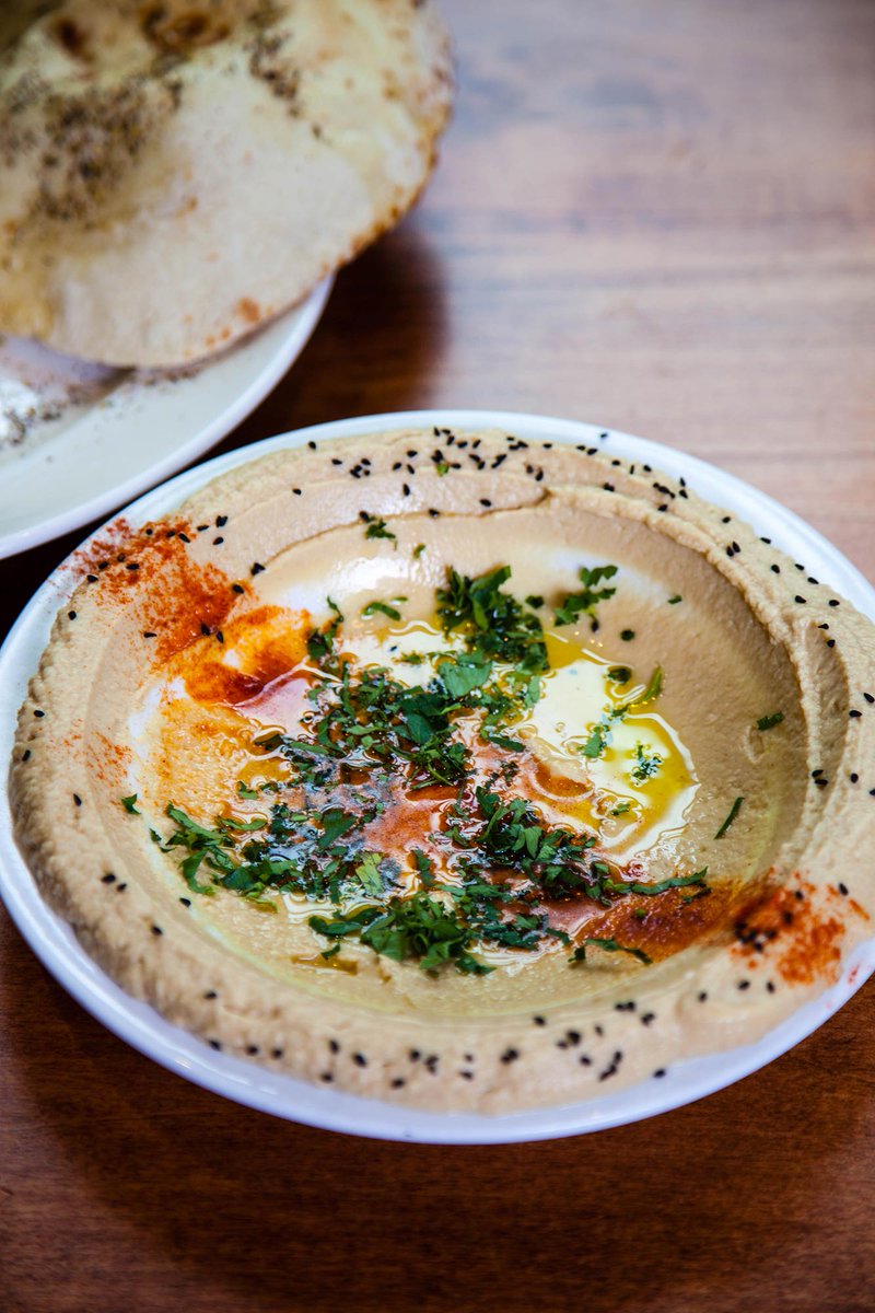 Yep, this is the peak of our week #getsome Classic Hummus &amp; Wood-Baked Pita Bread